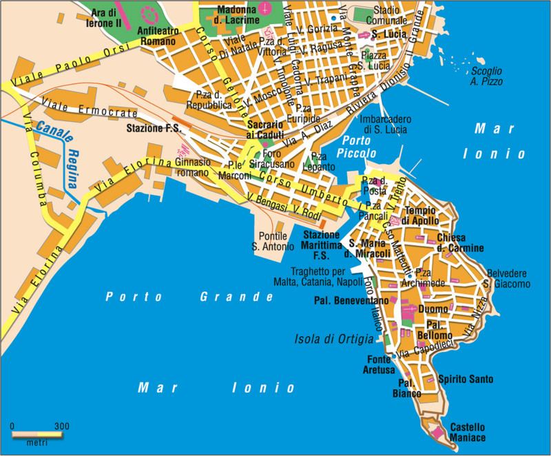 map Siracusa